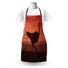 Sunset Silhouette Wild Bird Apron