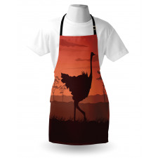 Sunset Silhouette Wild Bird Apron