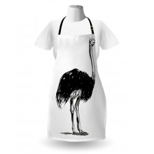 Sketch Bird Desert Apron