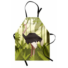 Jungle Animal Fractal Style Apron