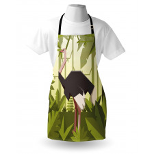 Jungle Animal Fractal Style Apron