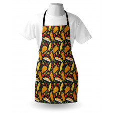 Latin Dish with Tortillas Apron