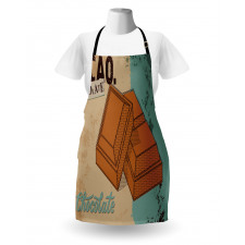 Vintage Chocolate Bar Apron