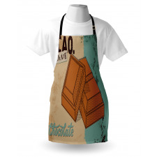 Vintage Chocolate Bar Apron