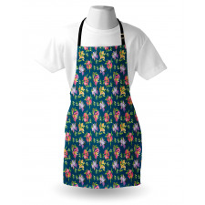 Watercolor Flowers Apron