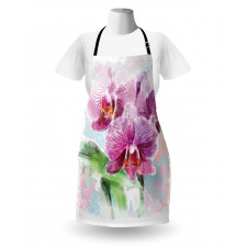 Posy of Hawaiian Plant Art Apron