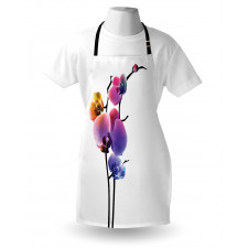 Vibrant Flowering Plant Apron