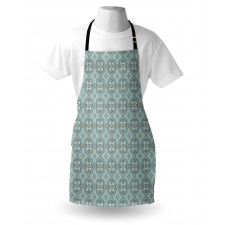 Abstract Tile Lattice Mosaic Apron