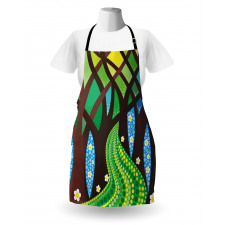 Footpath Flowers Apron