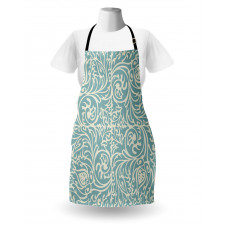 Vintage Floral Curls Apron