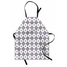 Ornamental Swirls Teardrop Apron