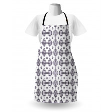 Ornamental Swirls Teardrop Apron