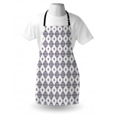 Ornamental Swirls Teardrop Apron