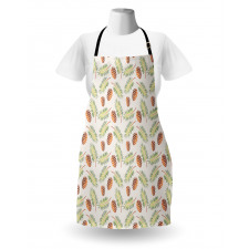 Woodland Tree Theme Watercolor Apron