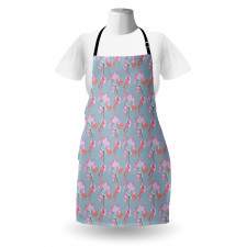 Sparrows Resting Branches Apron