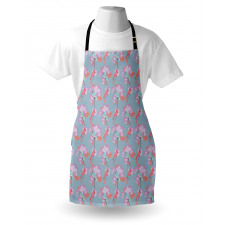 Sparrows Resting Branches Apron