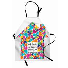 House with Hearts Home Love Apron