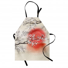 Japanese Sakura Art Apron