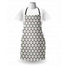 Retro Repeating Shapes Apron