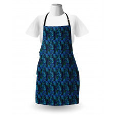 Imprints Pattern of Leafs Apron