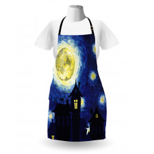 Country Houses Full Moon Apron