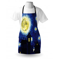 Country Houses Full Moon Apron