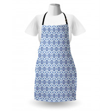 Abstract Flower Motif Apron
