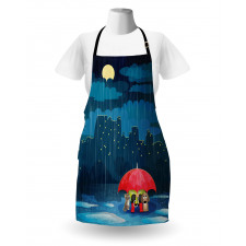 Cartoon Animal under Rain Apron