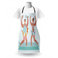 Beach Vibes with Swim Ring Apron