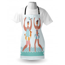 Beach Vibes with Swim Ring Apron