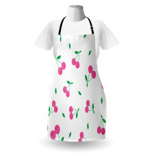 Cherries with Smiling Faces Apron