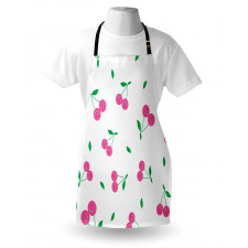 Cherries with Smiling Faces Apron