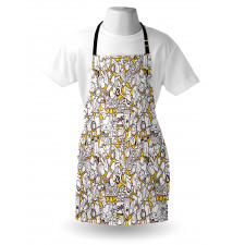 Modern Urban Art Graffiti Apron