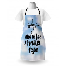 Hand Lettering Design Ink Art Apron