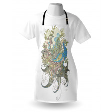 Aquatic Feathers Apron