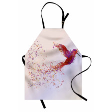 Abstract Hummingbird Apron