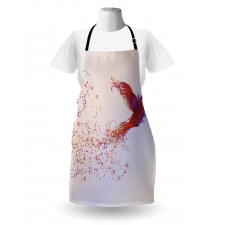 Abstract Hummingbird Apron