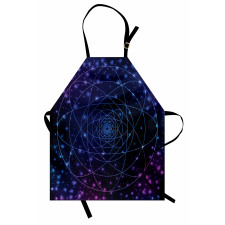 Outer Space Line Art Apron