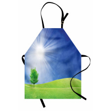 Sun Rays with Lonely Tree Apron