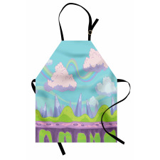 Abstract Fairy Tale Scene Apron