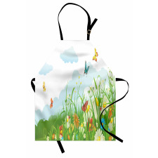 Clouds with Spring Meadow Apron