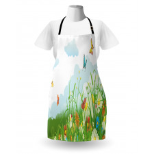 Clouds with Spring Meadow Apron