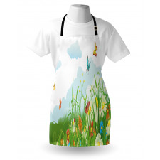 Clouds with Spring Meadow Apron