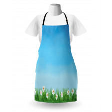 Blue Skies Blurred Background Apron