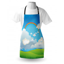 Rainbow and Lonely Tree Hills Apron