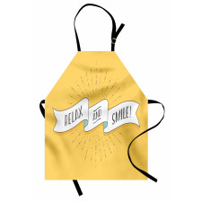 Motivational Relax and Smile Apron
