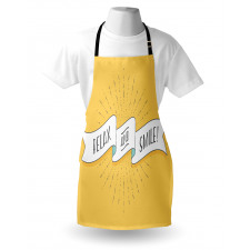 Motivational Relax and Smile Apron