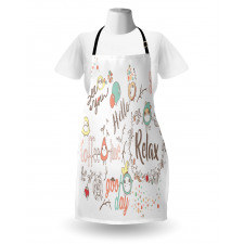 See You Hello Day Text Apron