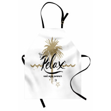 Tropical Enjoy Summer Text Apron