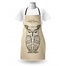 Sleeping Owl Dreams Apron